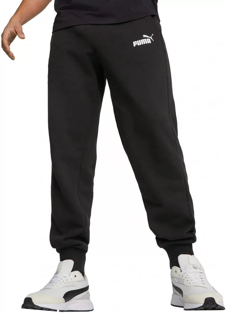 Puma Trackpants Ess+ 2 Col Logo Black