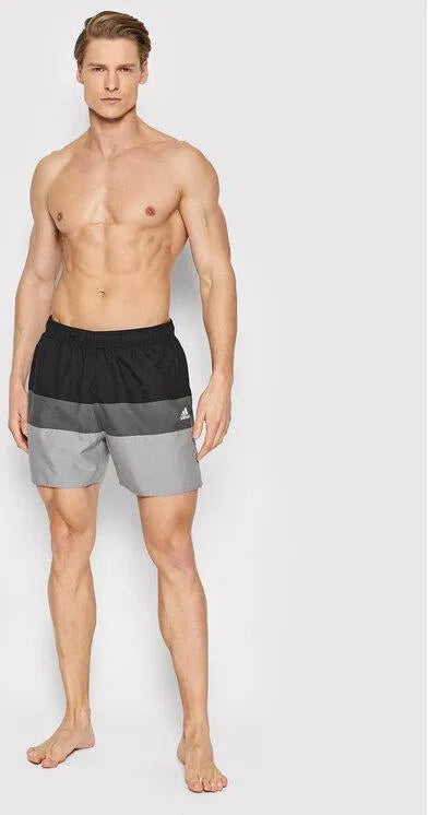 Short-Length Colorblock Swim Shorts