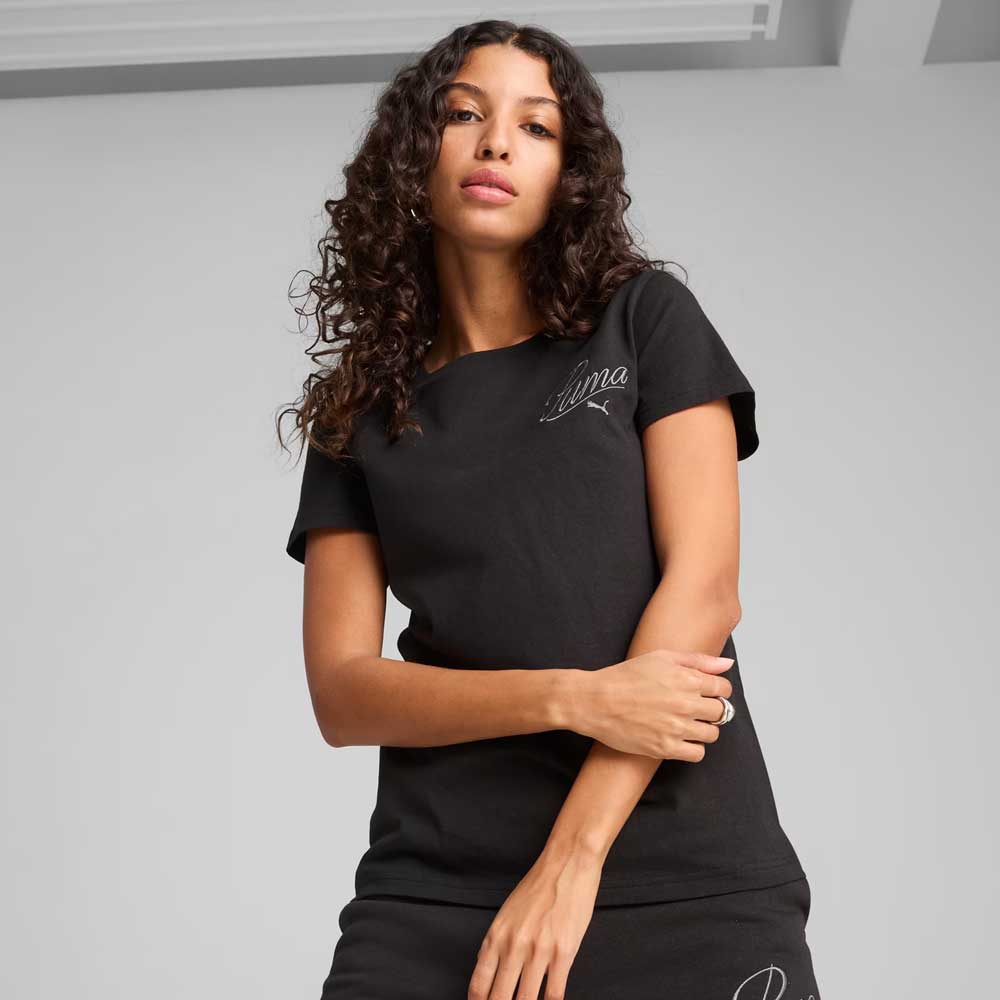 Puma ess script tee