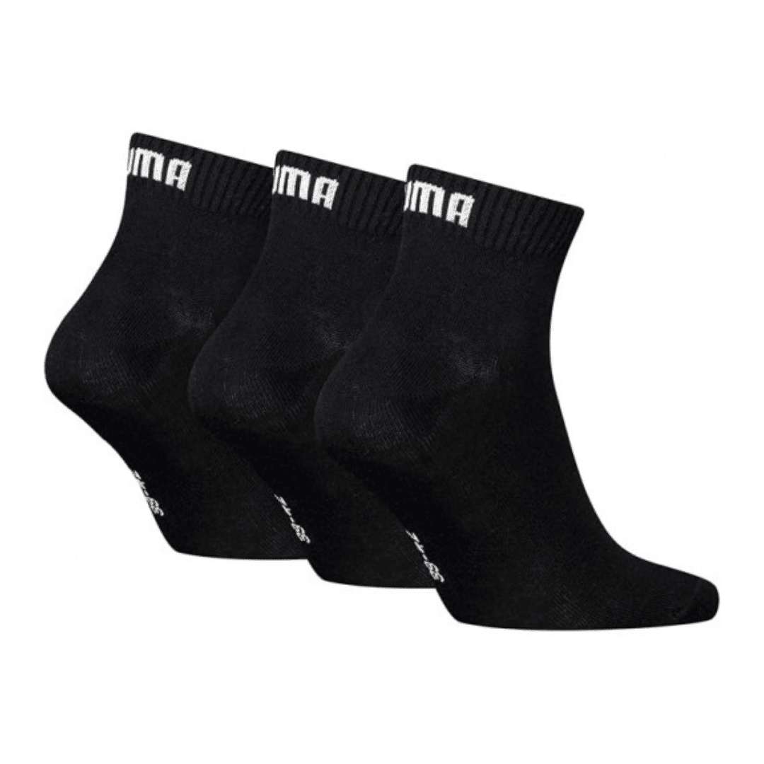Puma Quarter Plain 3 Pairs Unisex Socks