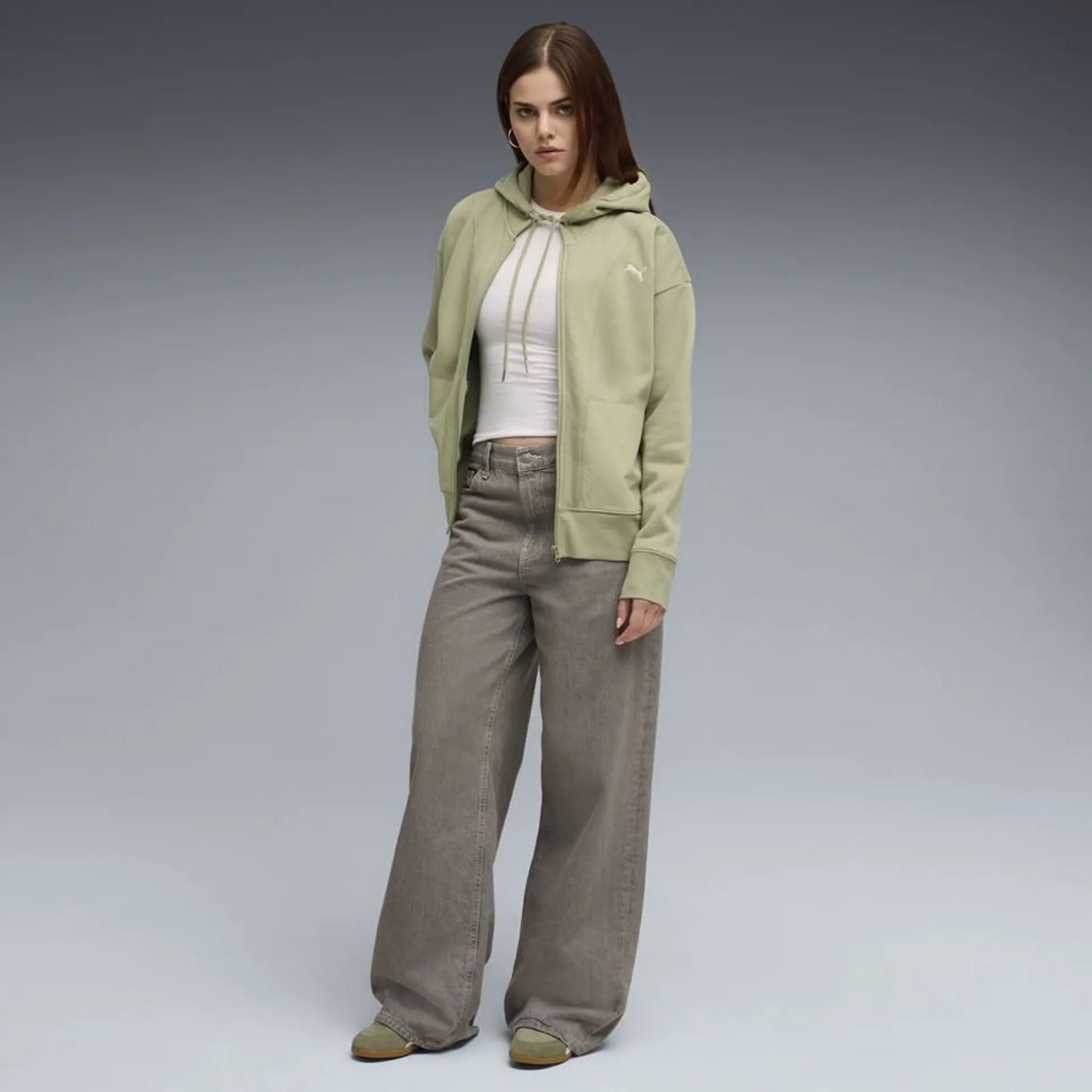 Women's Relaxed Zip-Up Hoodie