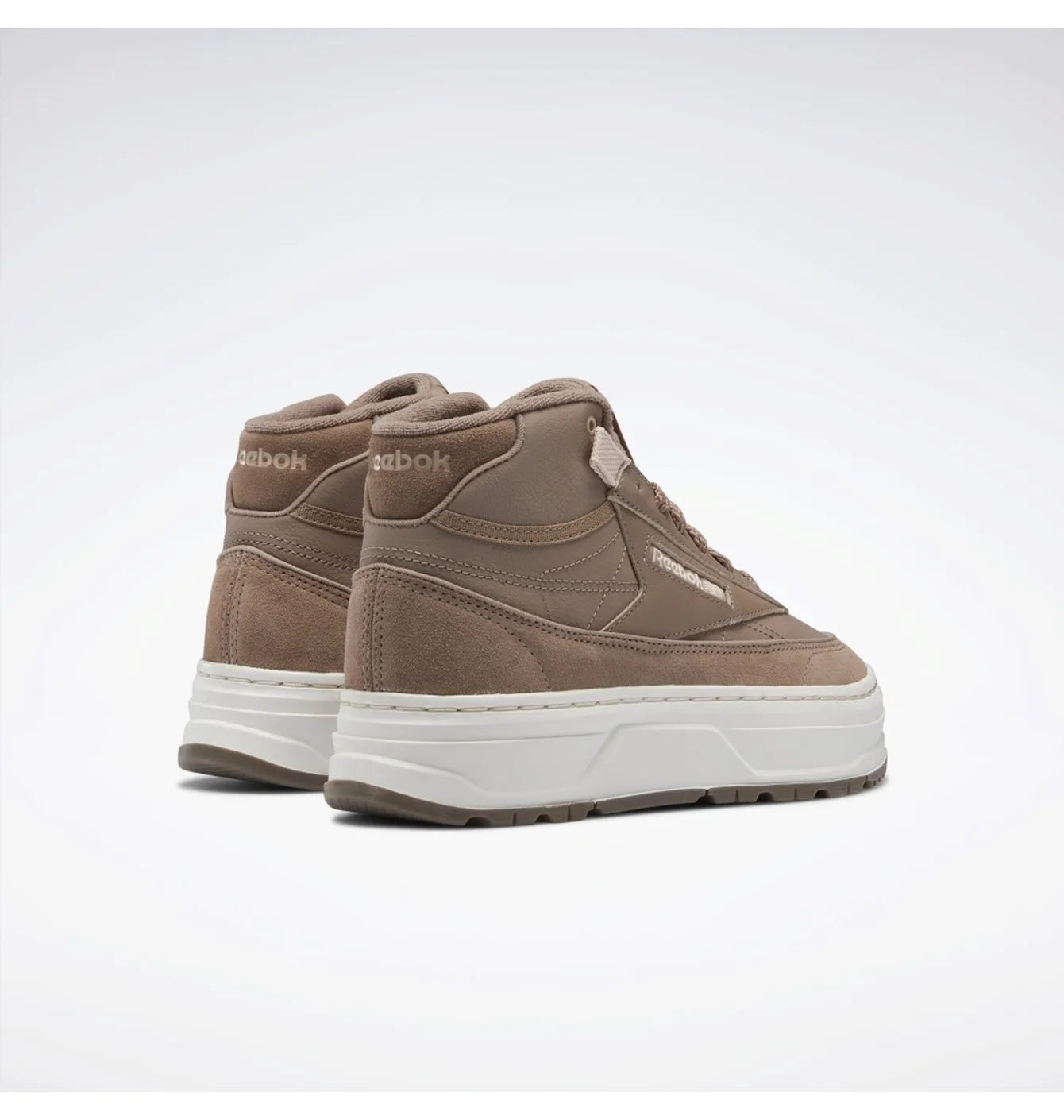 Reebok Club C Geo Mid Brown Women's Sneakers