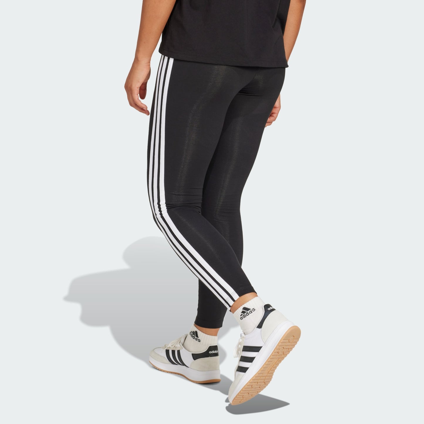 Adidas Essentials 3-Stripes Cotton Leggings