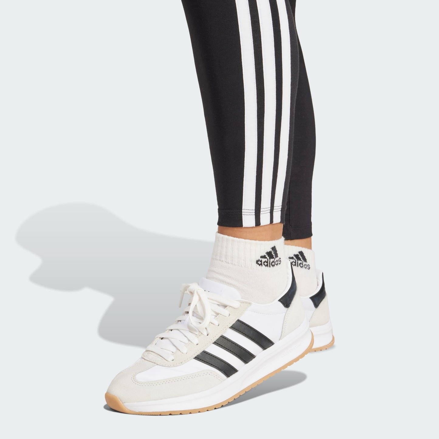 Adidas Essentials 3-Stripes Cotton Leggings