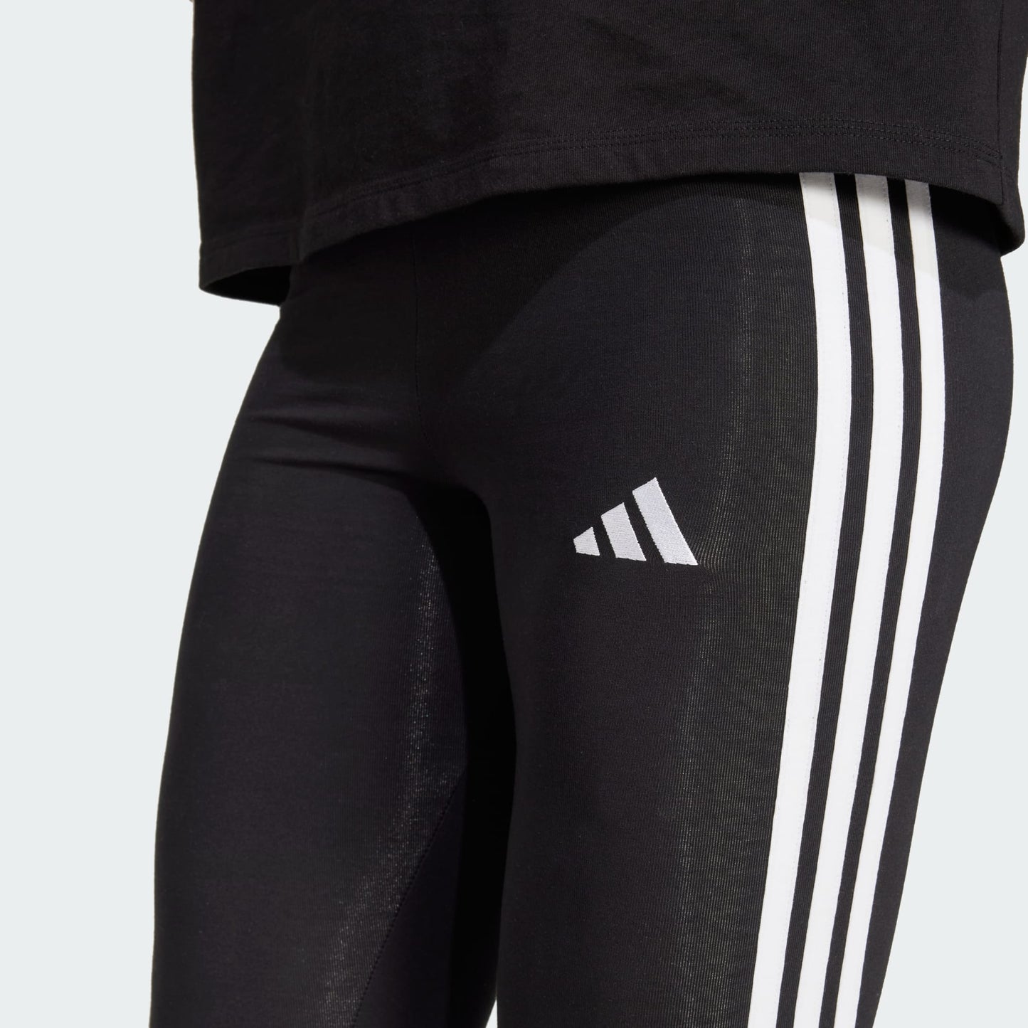 Adidas Essentials 3-Stripes Cotton Leggings