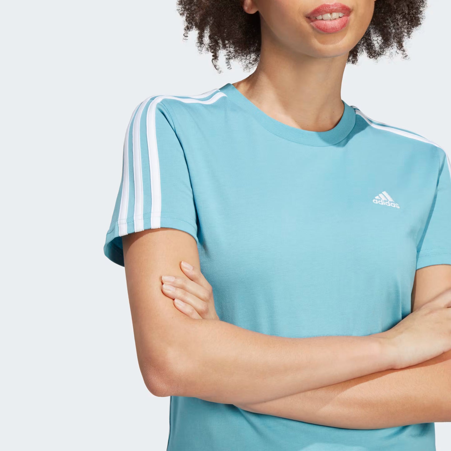 Essentials Slim 3-Stripes Tee