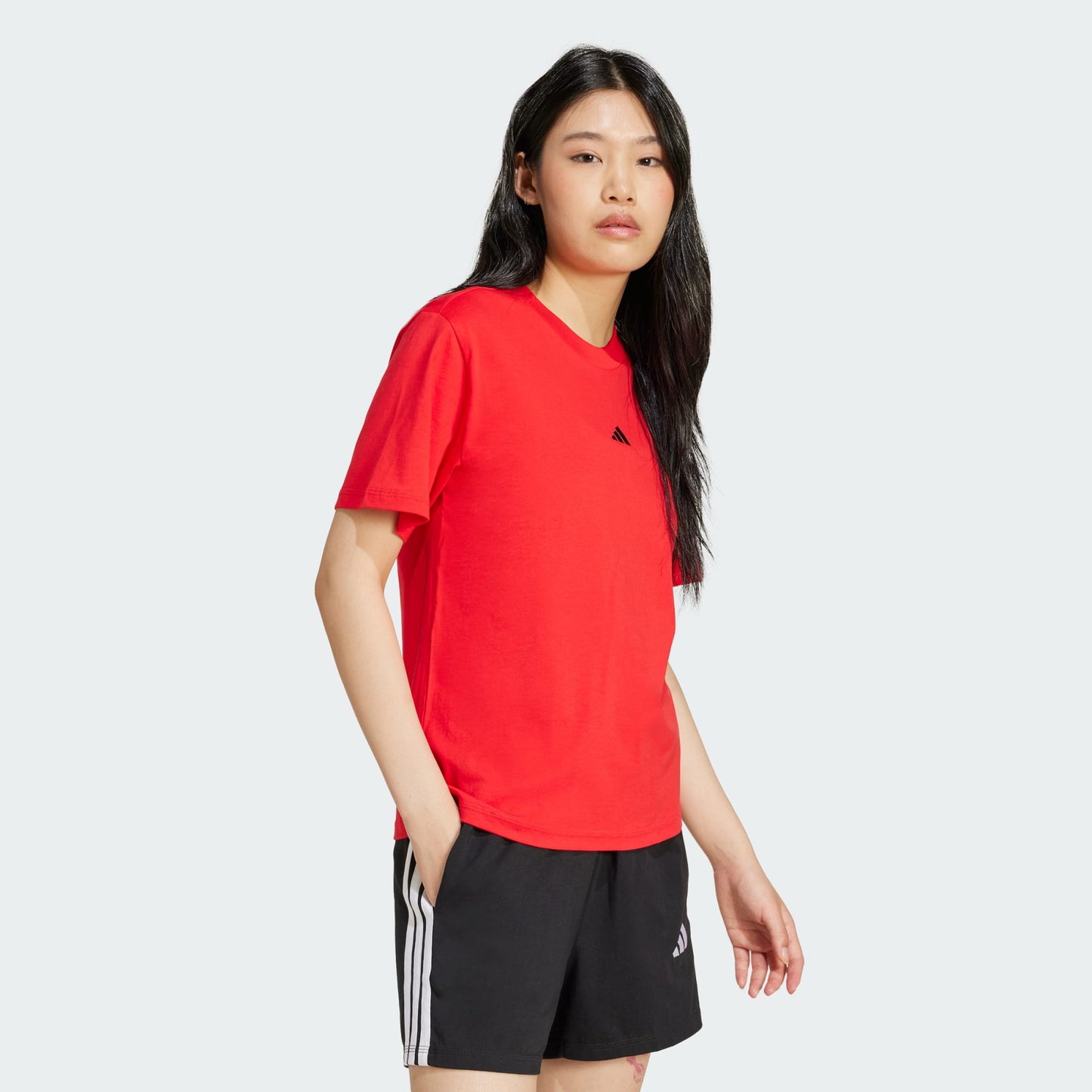 Adidas Essentials Small Logo Cotton Tee