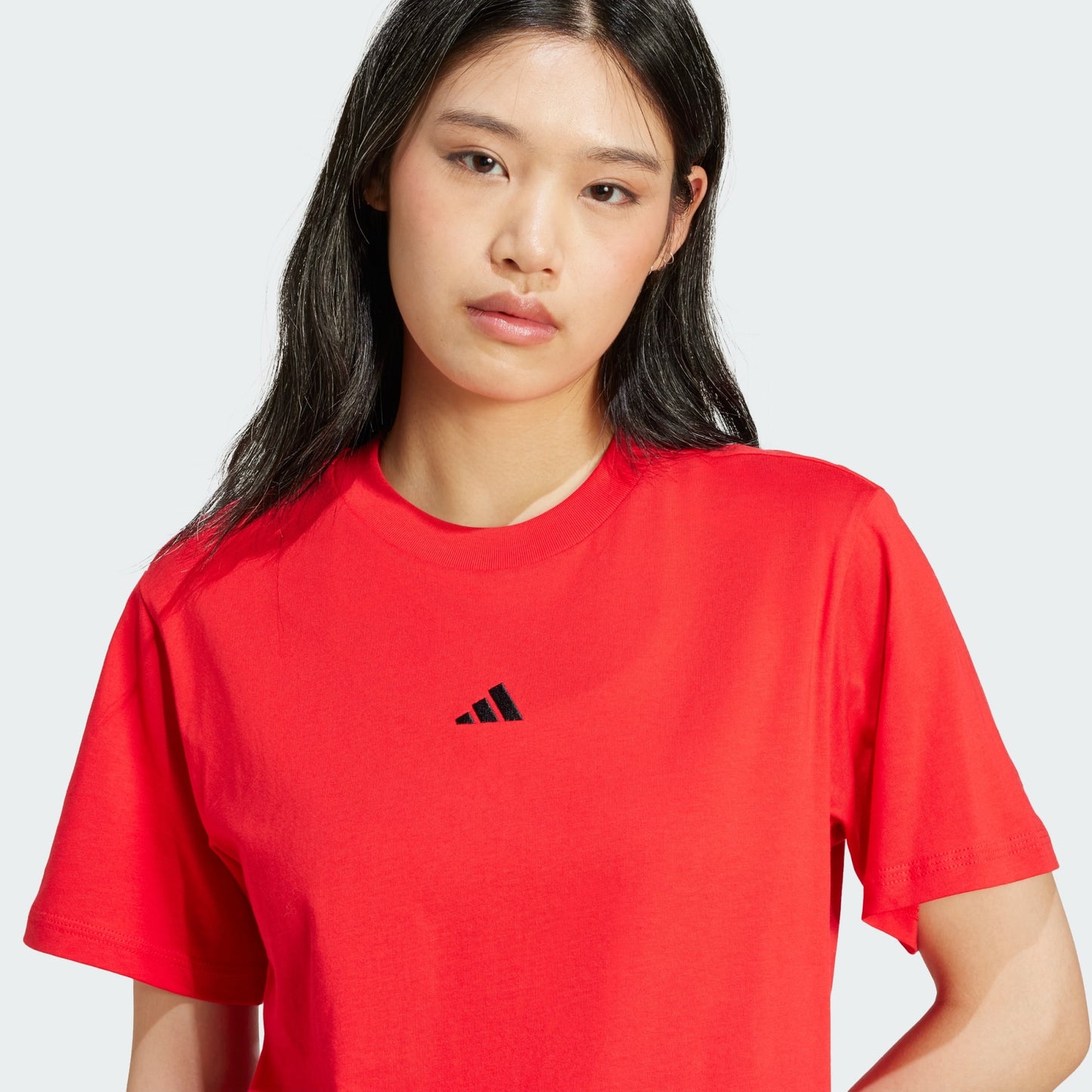 Adidas Essentials Small Logo Cotton Tee