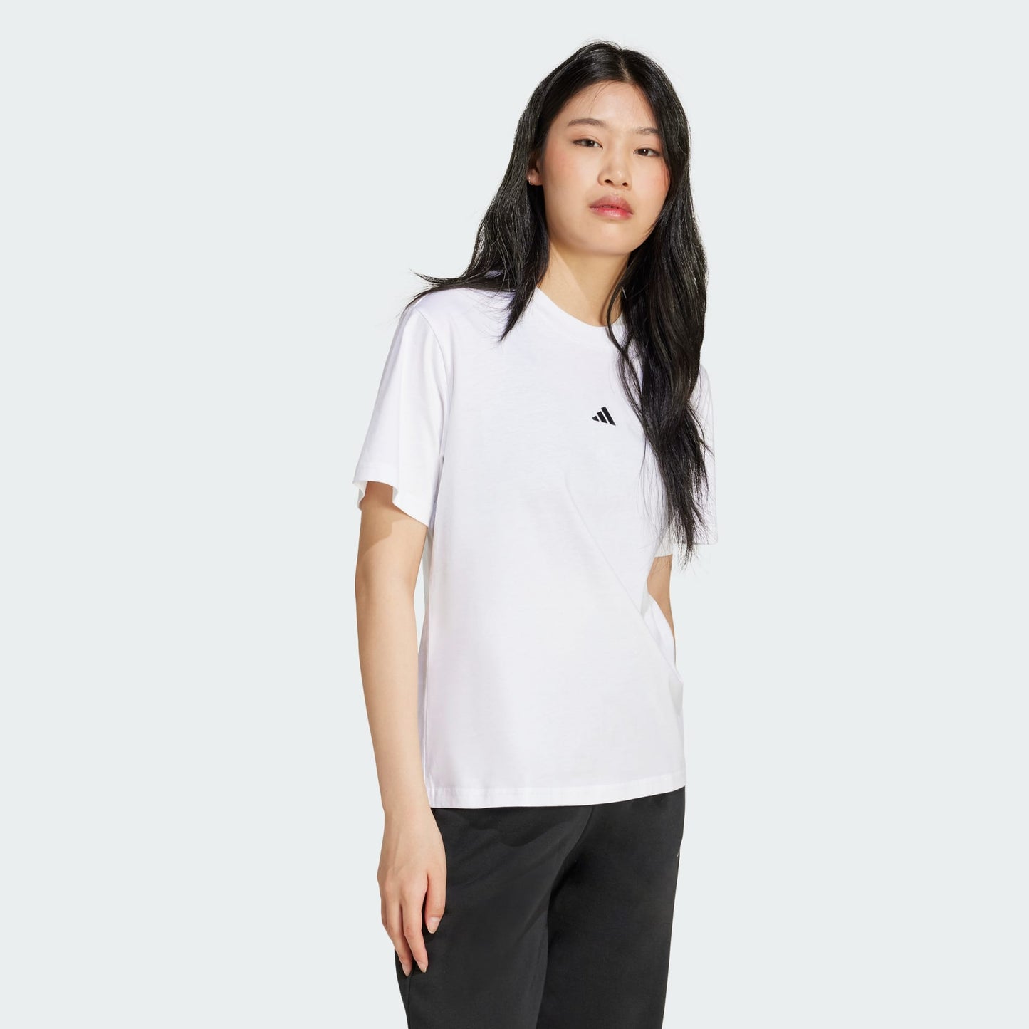 Adidas Essentials Small Logo Cotton Tee