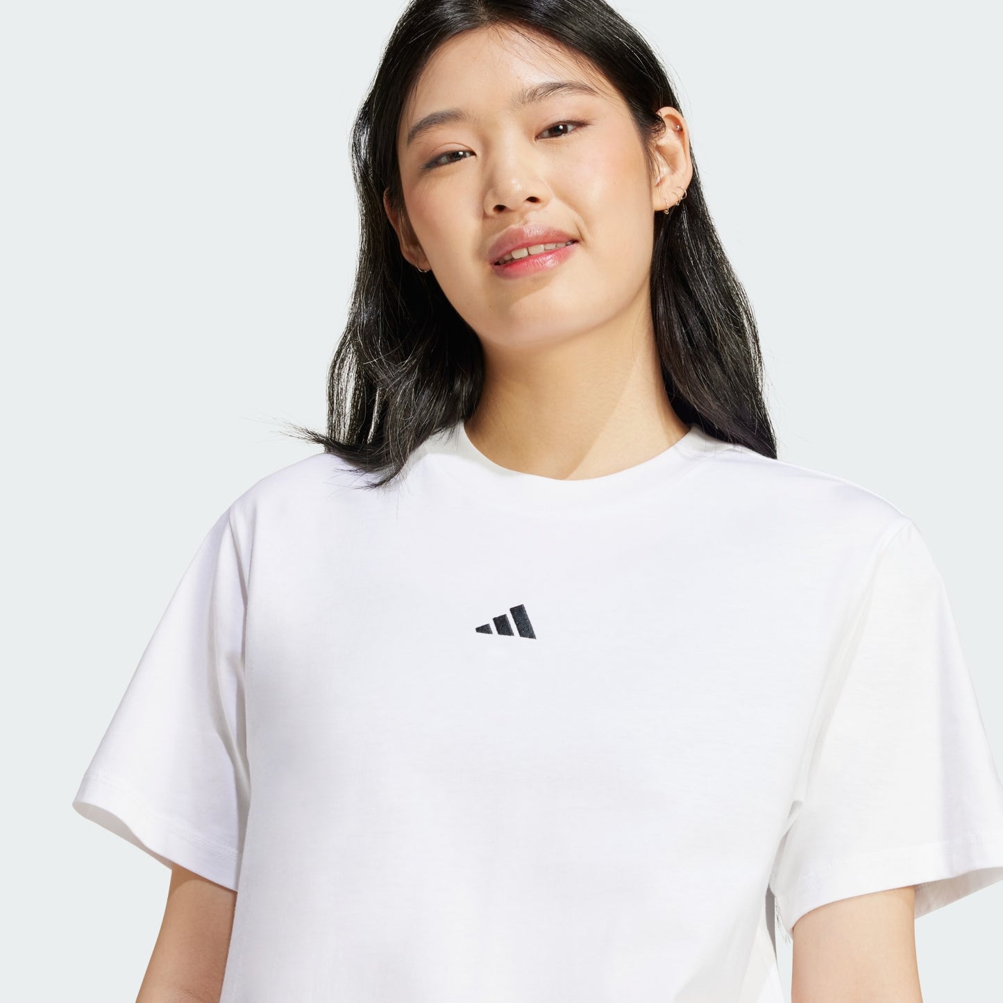 Adidas Essentials Small Logo Cotton Tee