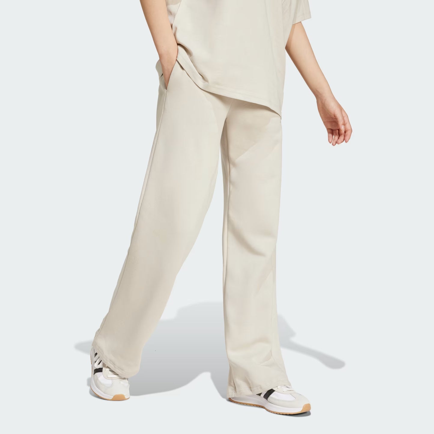 Essentials Small Logo Feel Cozy Open-Hem Pants