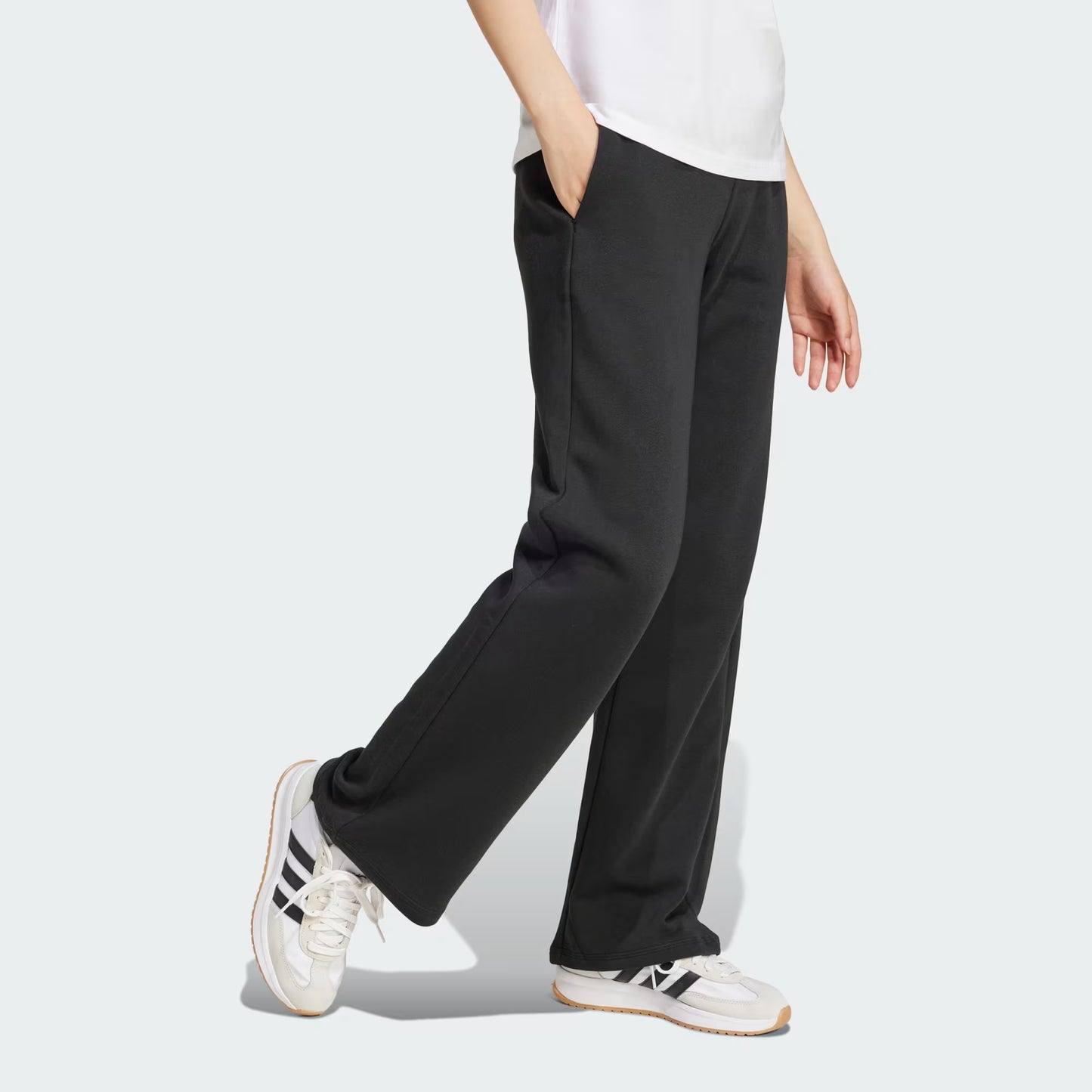 Essentials Small Logo Feel Cozy Open-Hem Pants