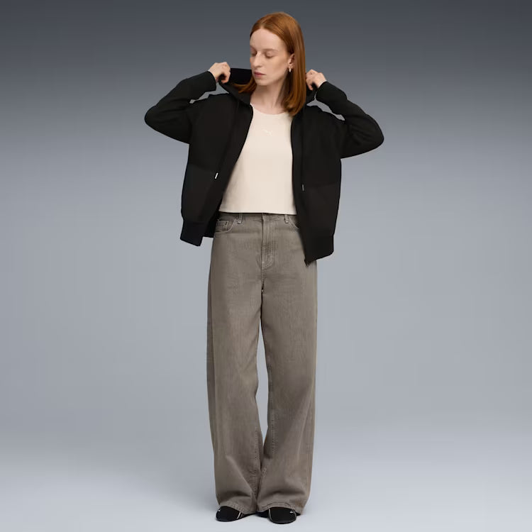 Women's Relaxed Zip-Up Hoodie