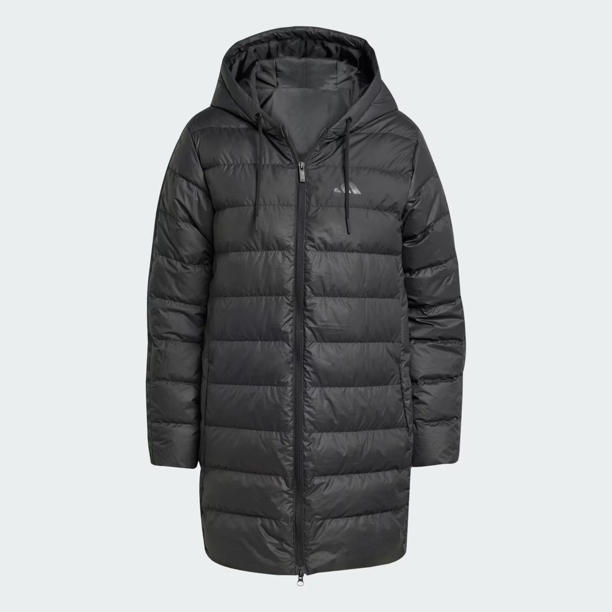 Essentials CLIMAWARM 3-Stripes Light Down Hooded Parka