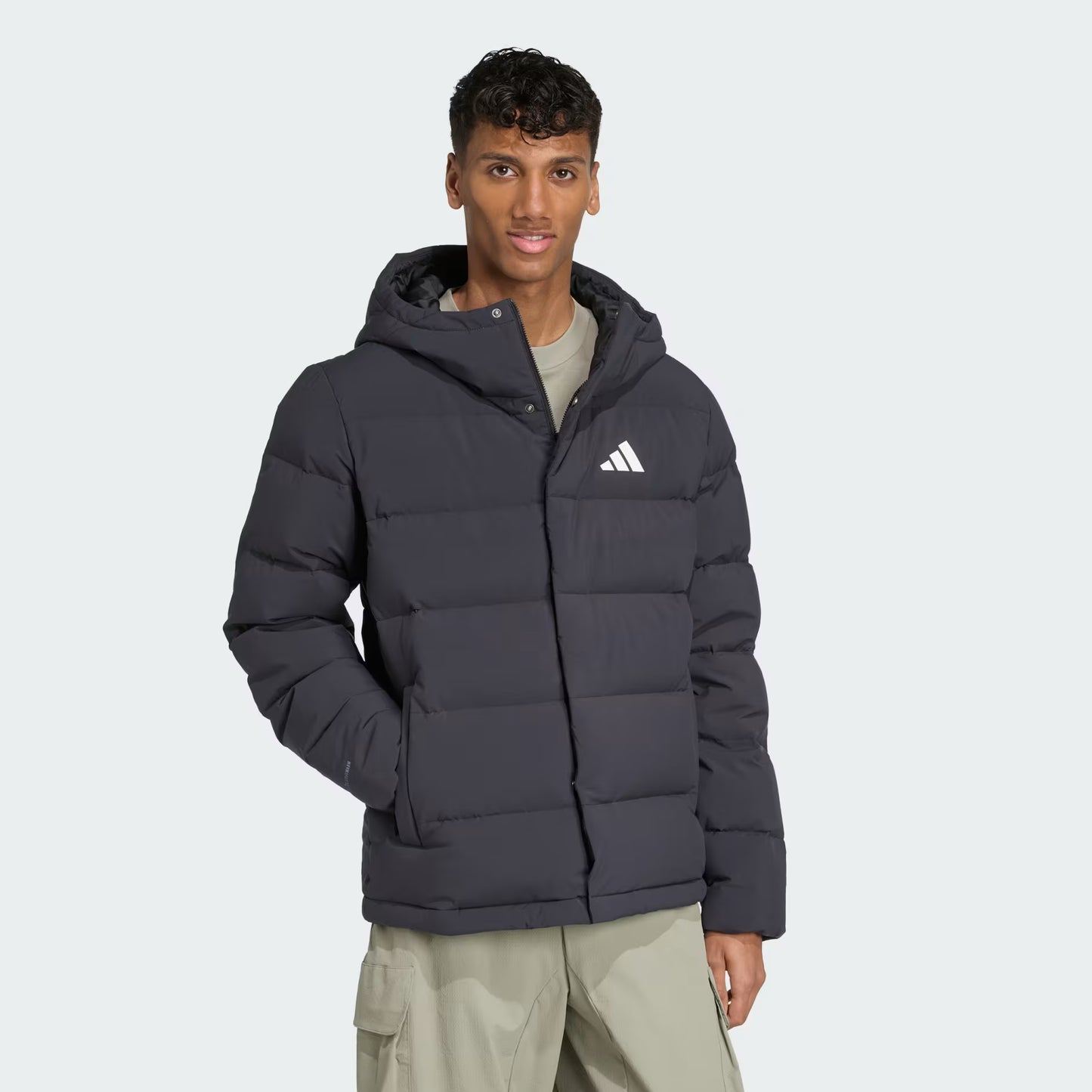 Men Clothing Helionic CLIMAWARM Hooded Down Jacket