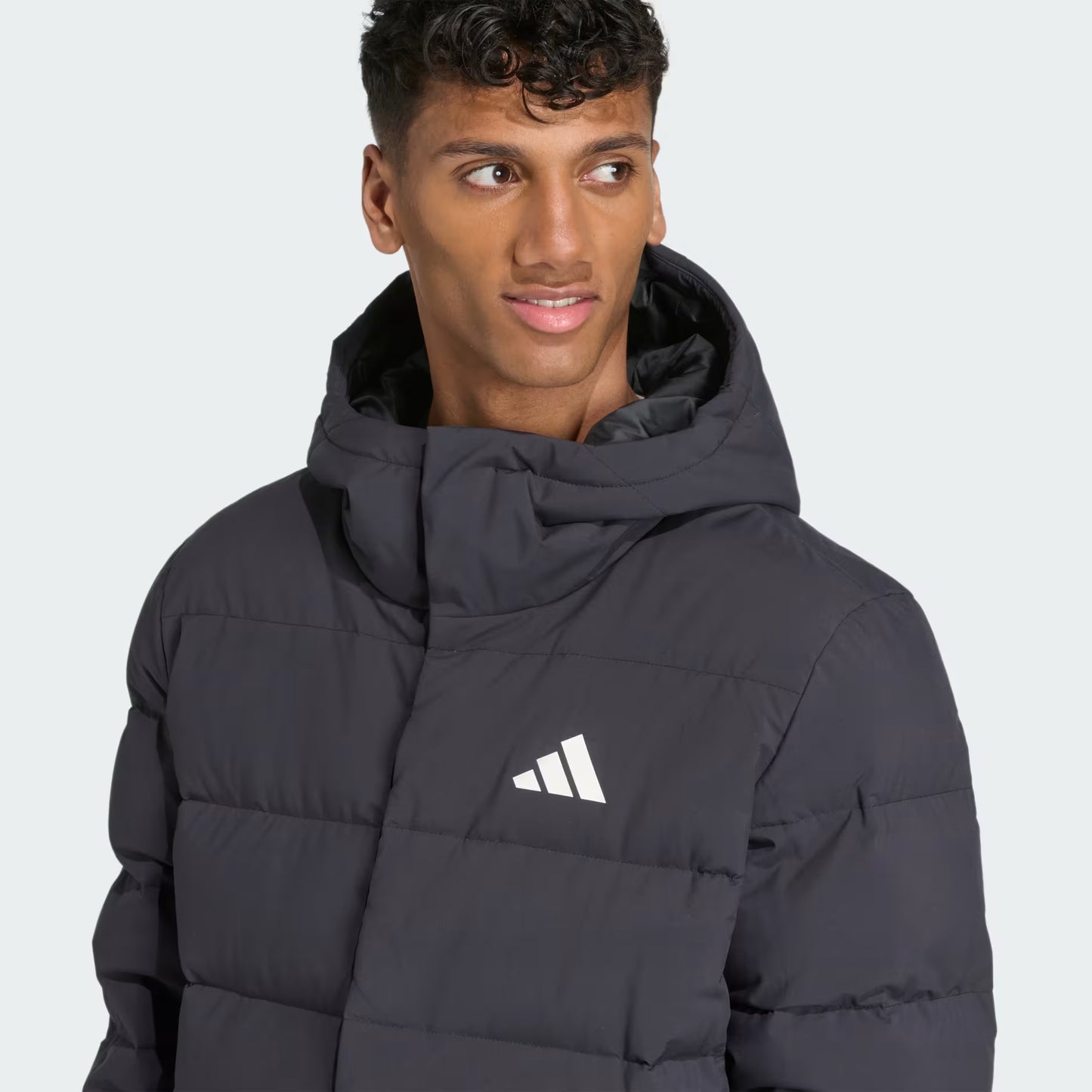 Men Clothing Helionic CLIMAWARM Hooded Down Jacket