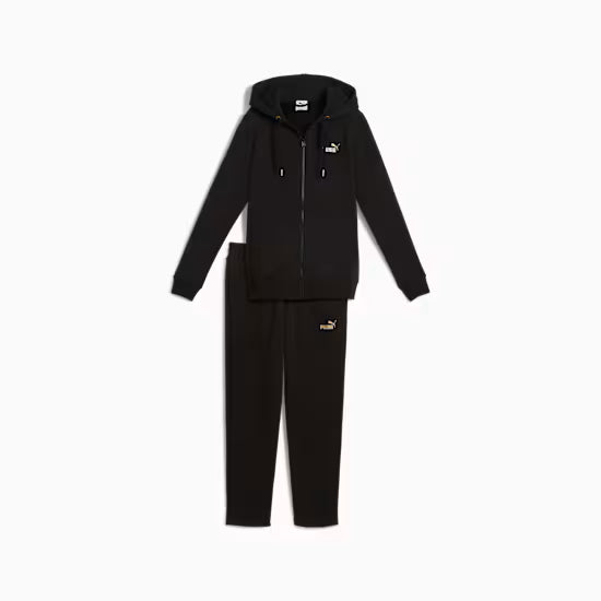 Metallic Hooded Sweat Suit Women