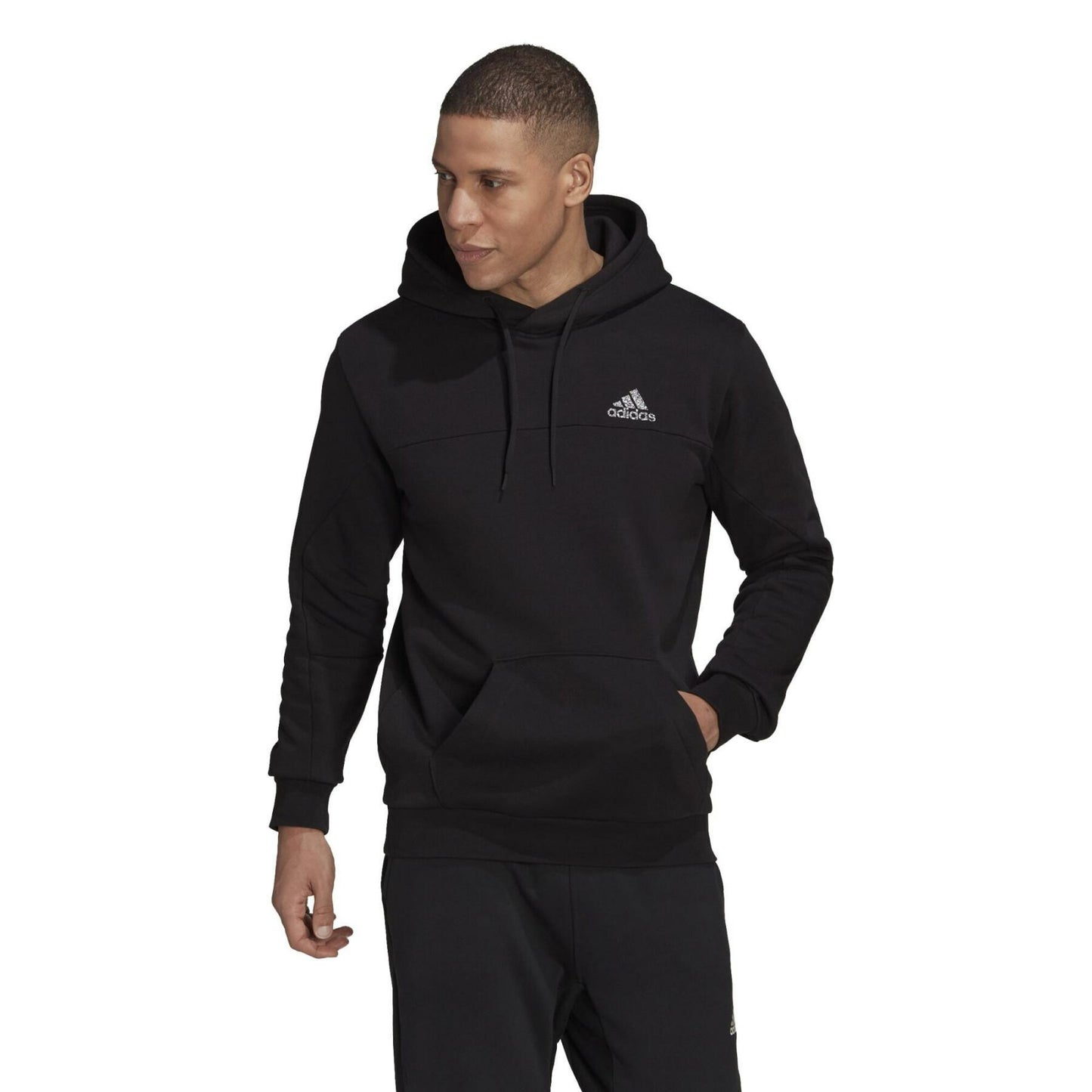 Fleece hoodie adidas Stadium Badge of Sport