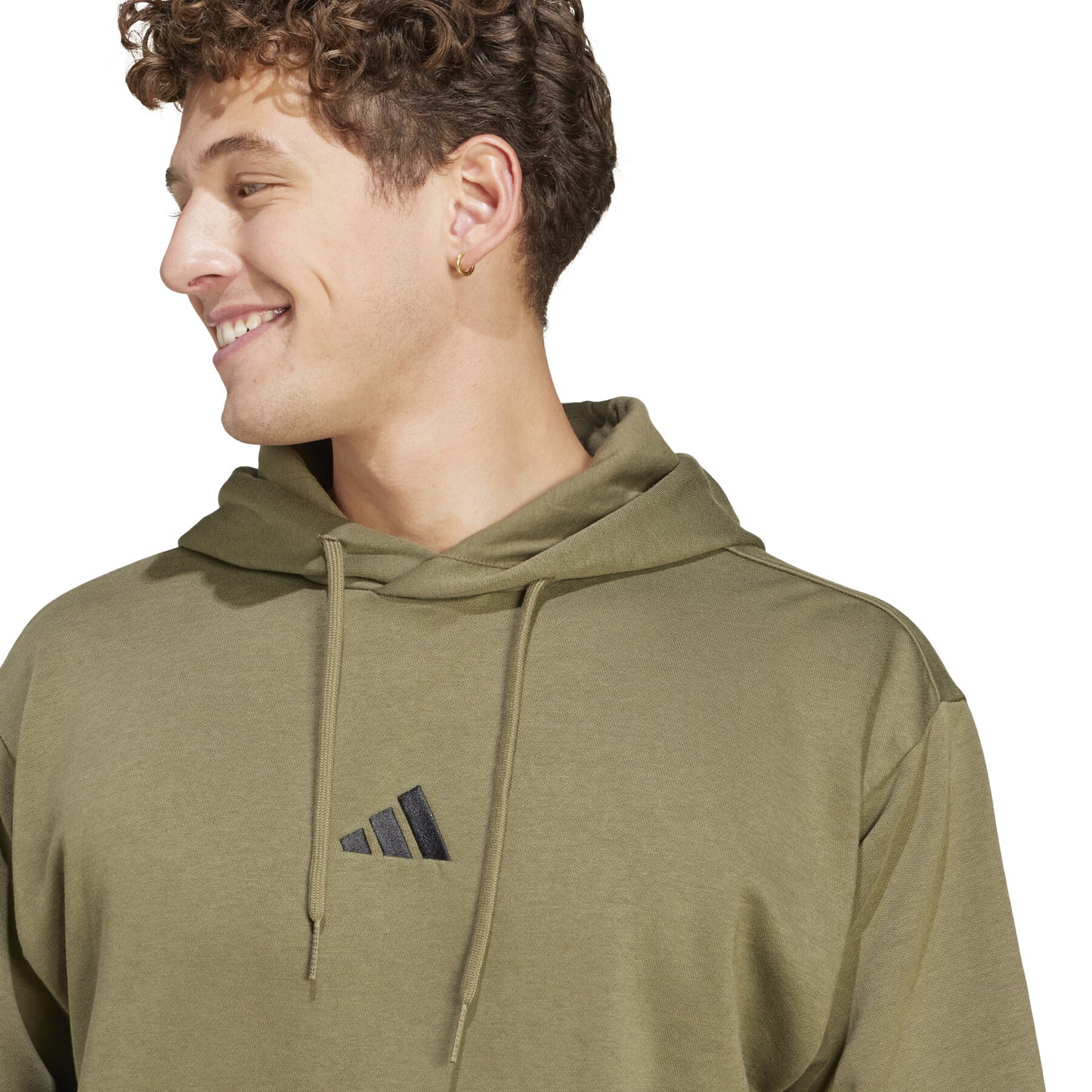 Hooded sweatshirt fleece adidas Essentials Feelcozy