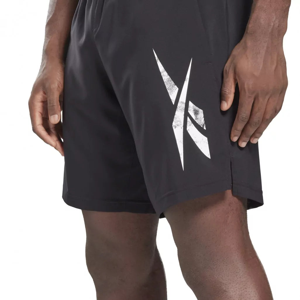 Reebok Shorts Wor Woven Graphic Black