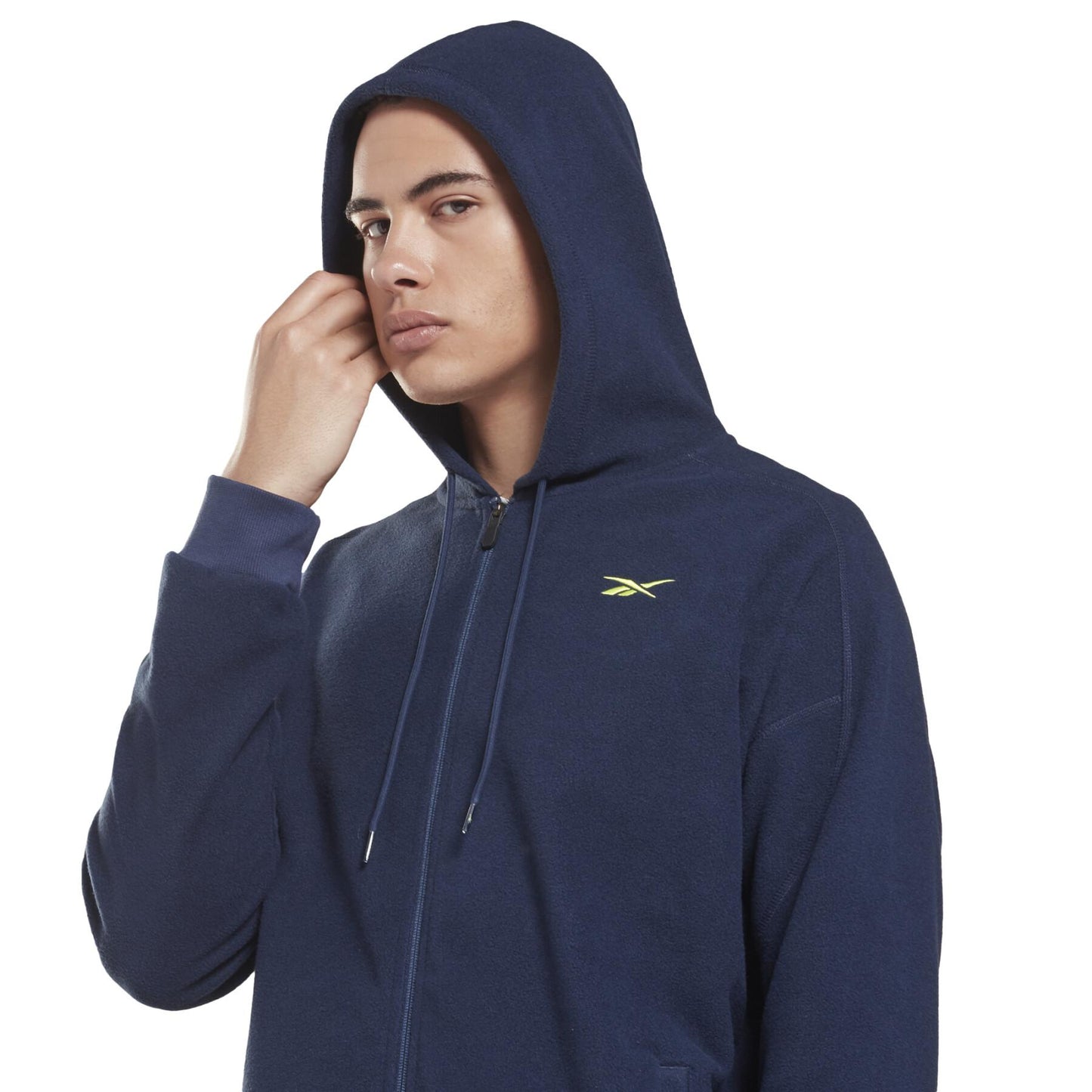 Hooded sweatshirt Reebok Workout Ready Fleece Zip-Up