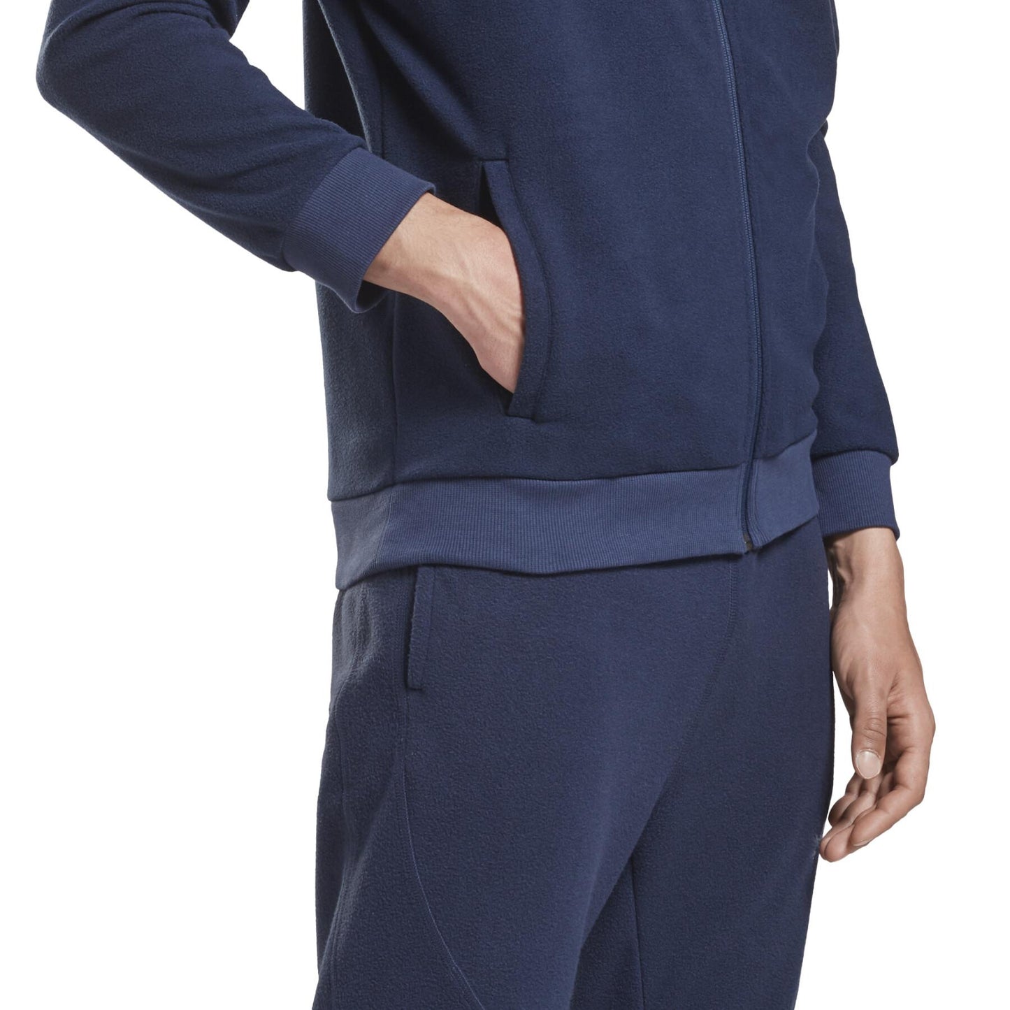 Hooded sweatshirt Reebok Workout Ready Fleece Zip-Up