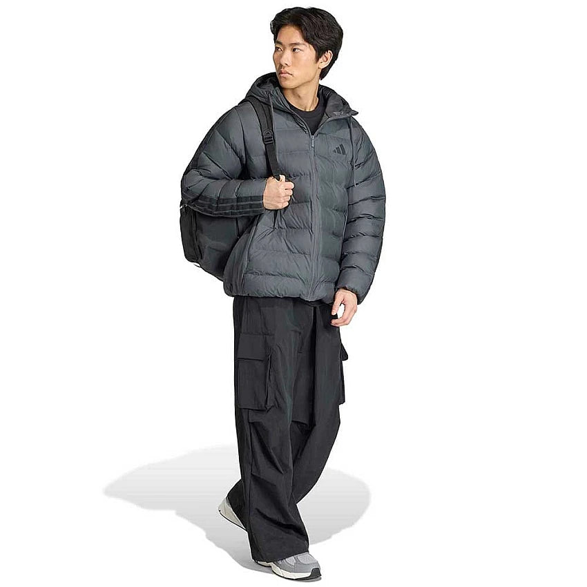 ADIDAS ESS 3S SYNTH DOWN HD JKT GREY