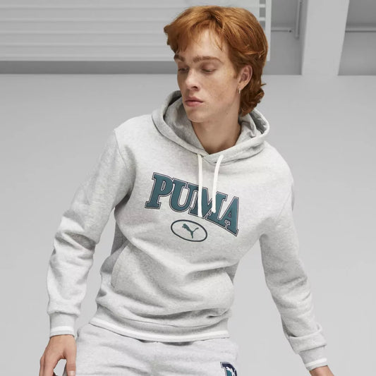 Puma Squad Hoodie Fl Grey