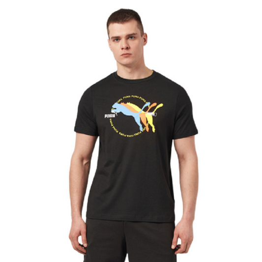 Playera Puma Casual Graphics Multiple Cat