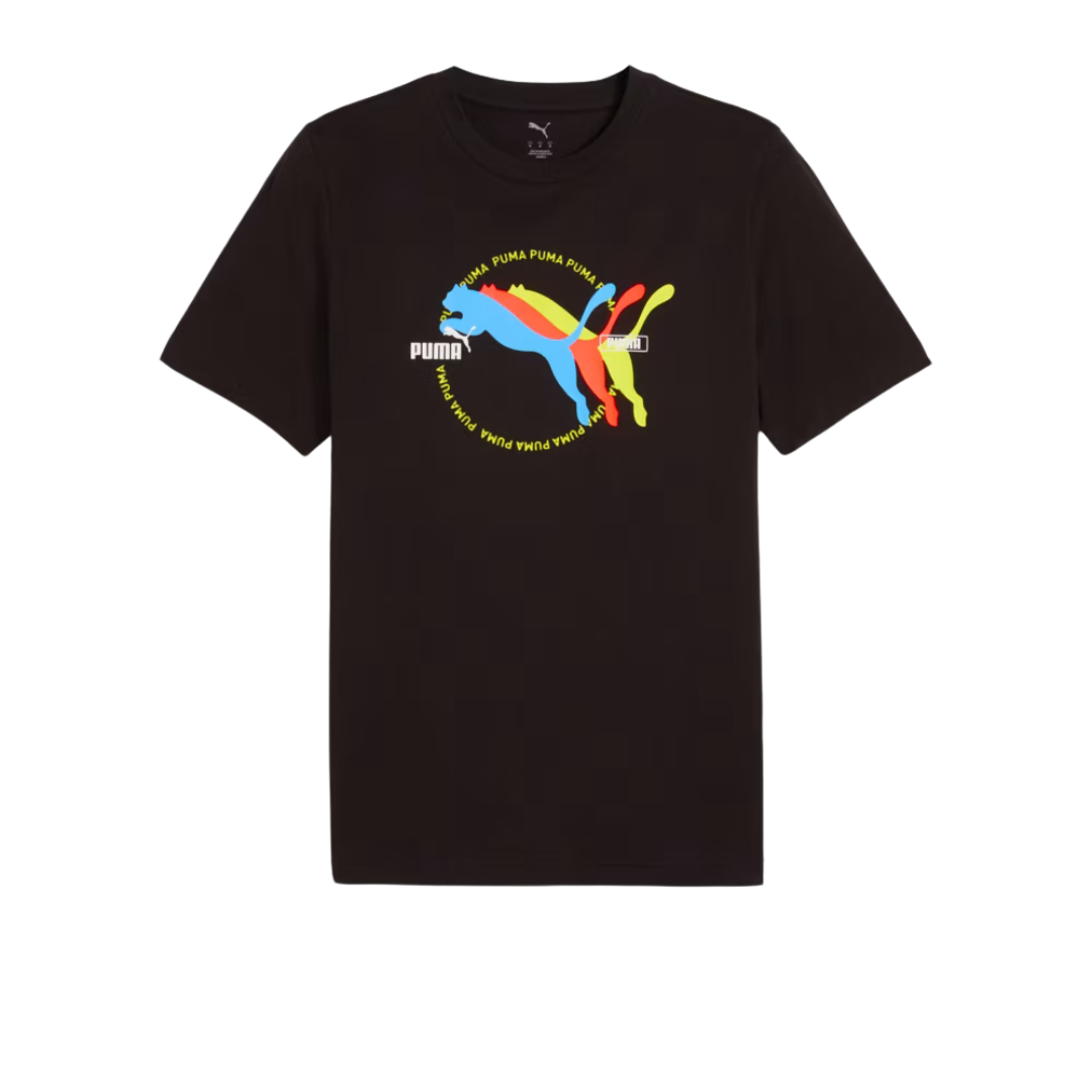 Playera Puma Casual Graphics Multiple Cat