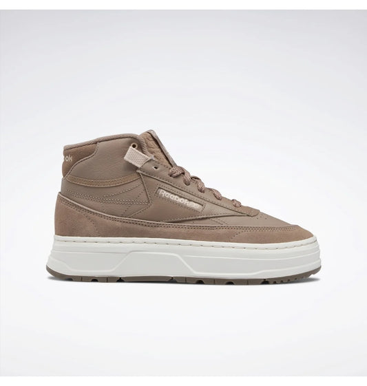 Reebok Club C Geo Mid Brown Women's Sneakers