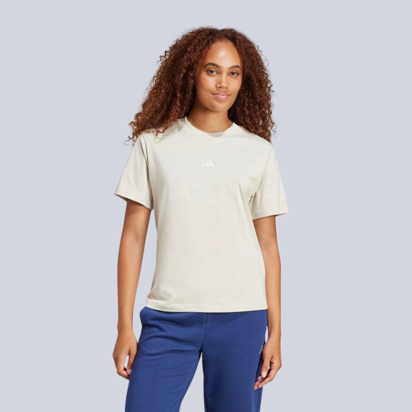 Adidas Essentials Small Logo Cotton Tee