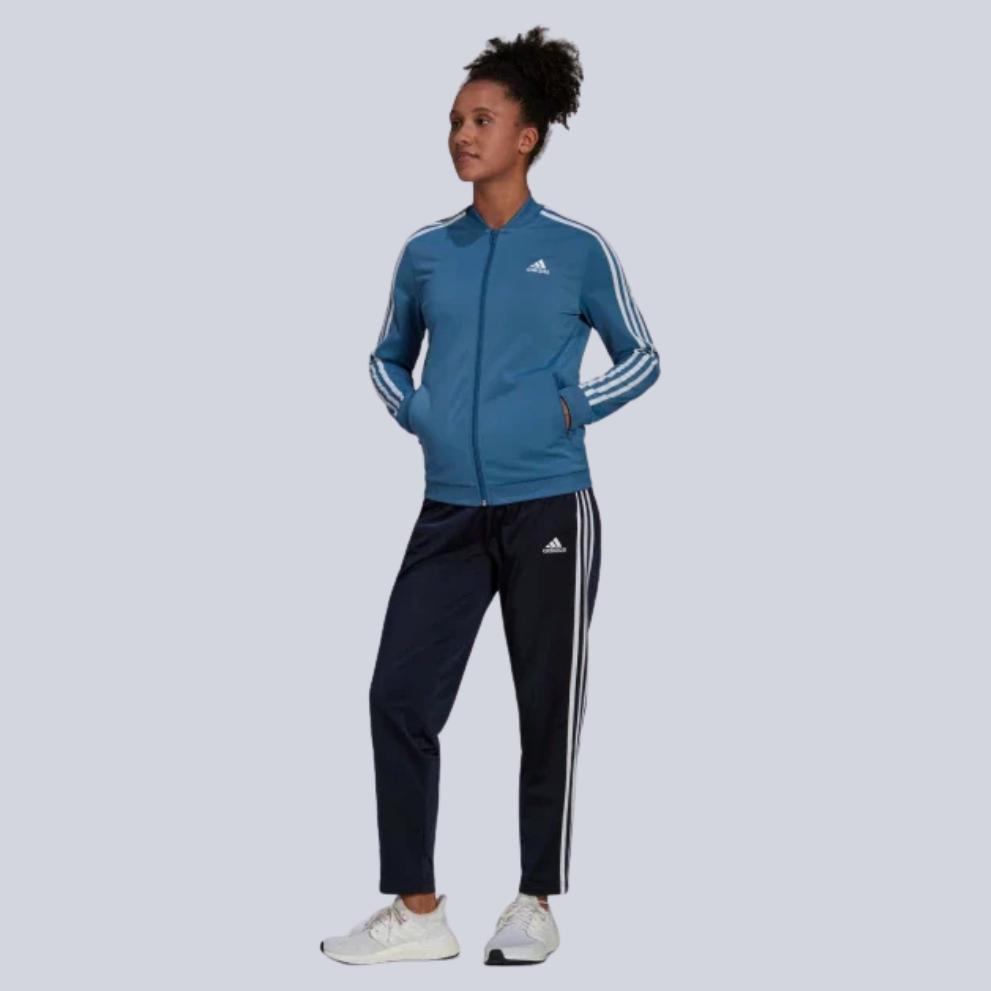 Essentials 3-Stripes Track Suit – LABI SPORT