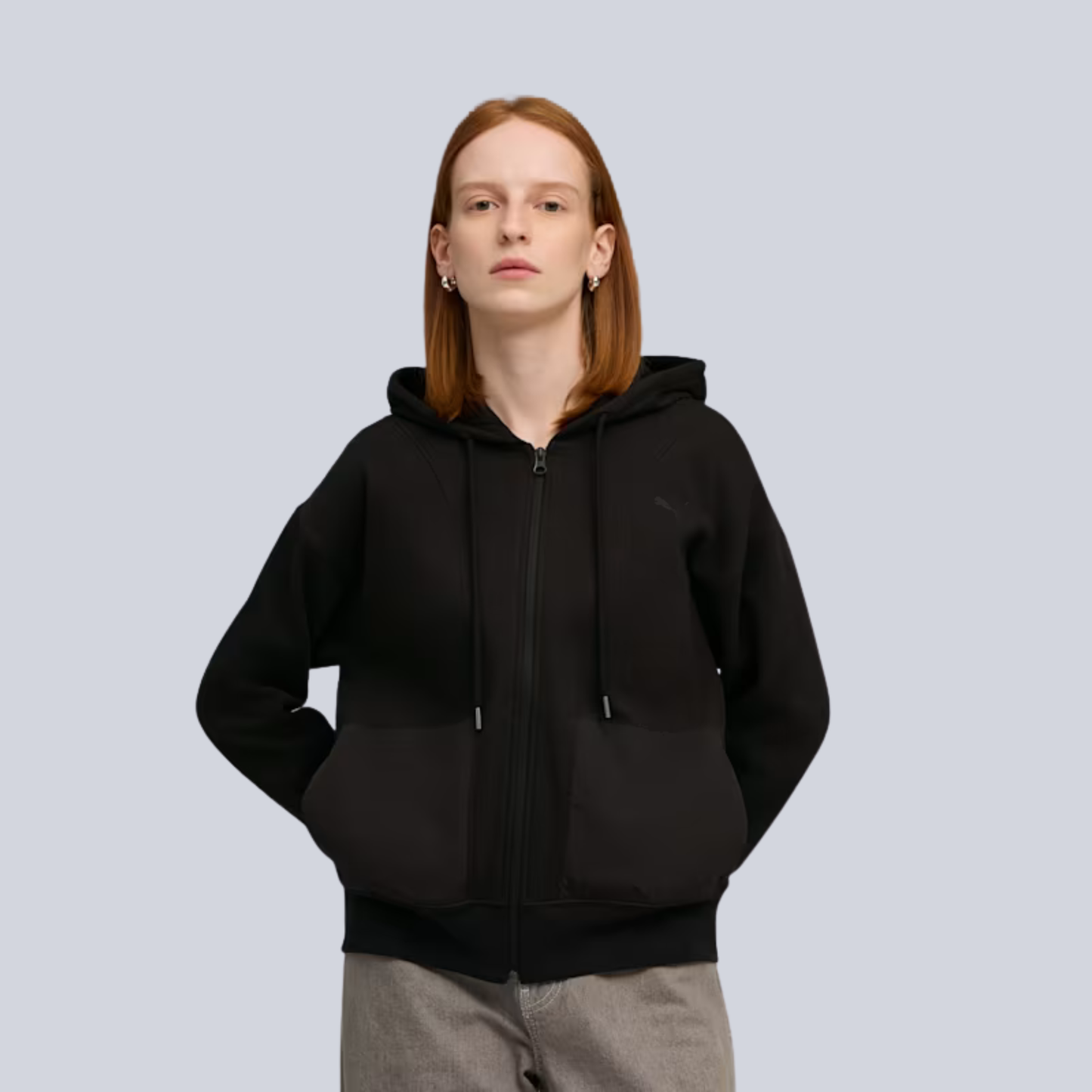 Women's Relaxed Zip-Up Hoodie