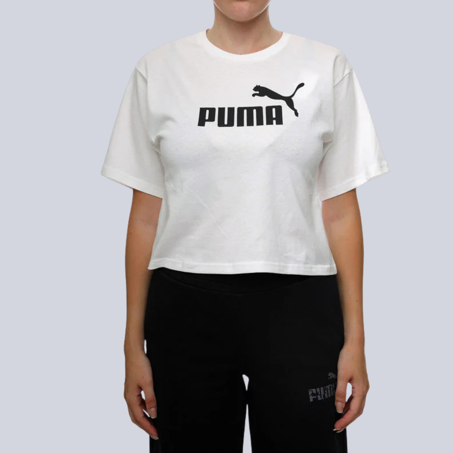 Puma ESS Cropped No. 1 Logo Relaxed Tee