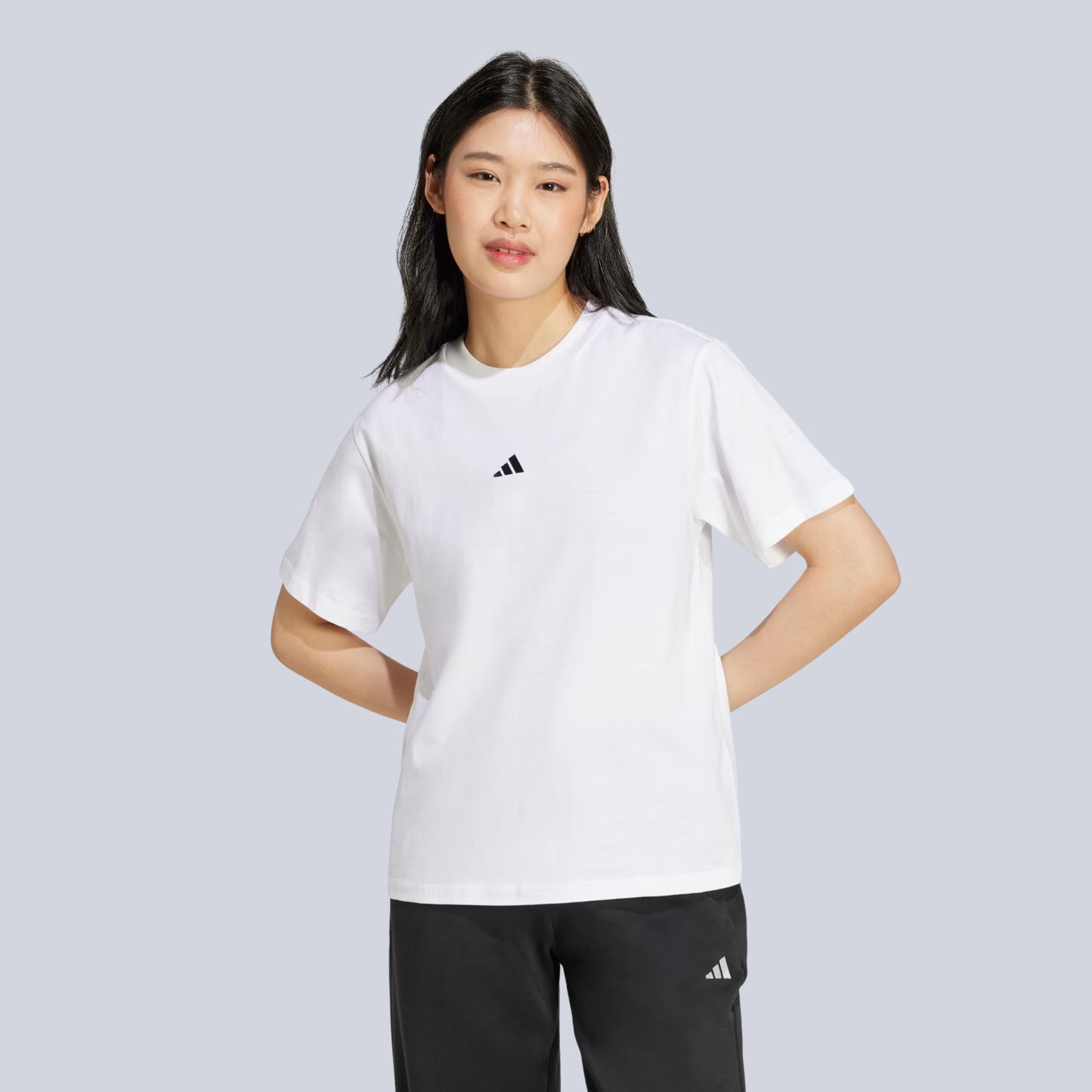 Adidas Essentials Small Logo Cotton Tee
