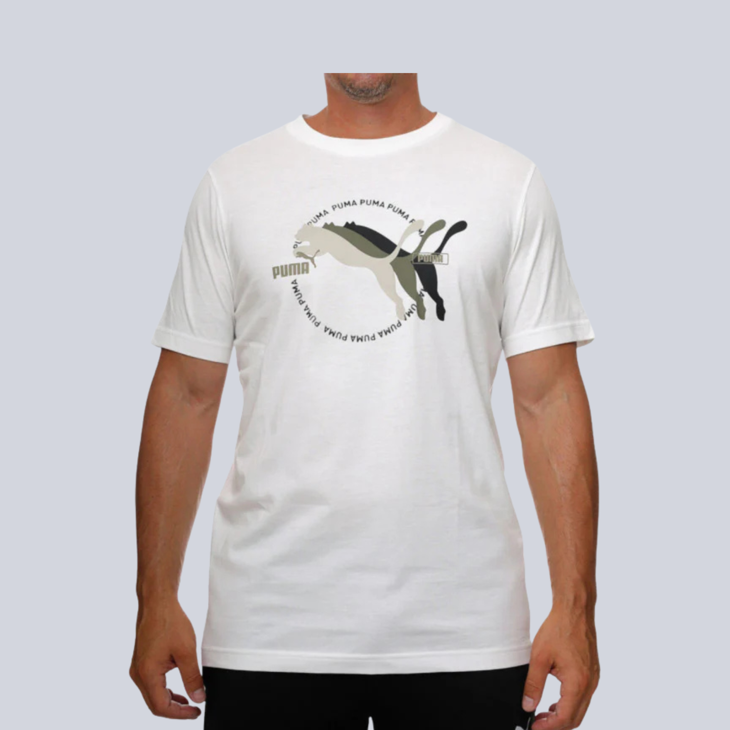 PUMA GRAPHICS Multiple Cat Logo Tee