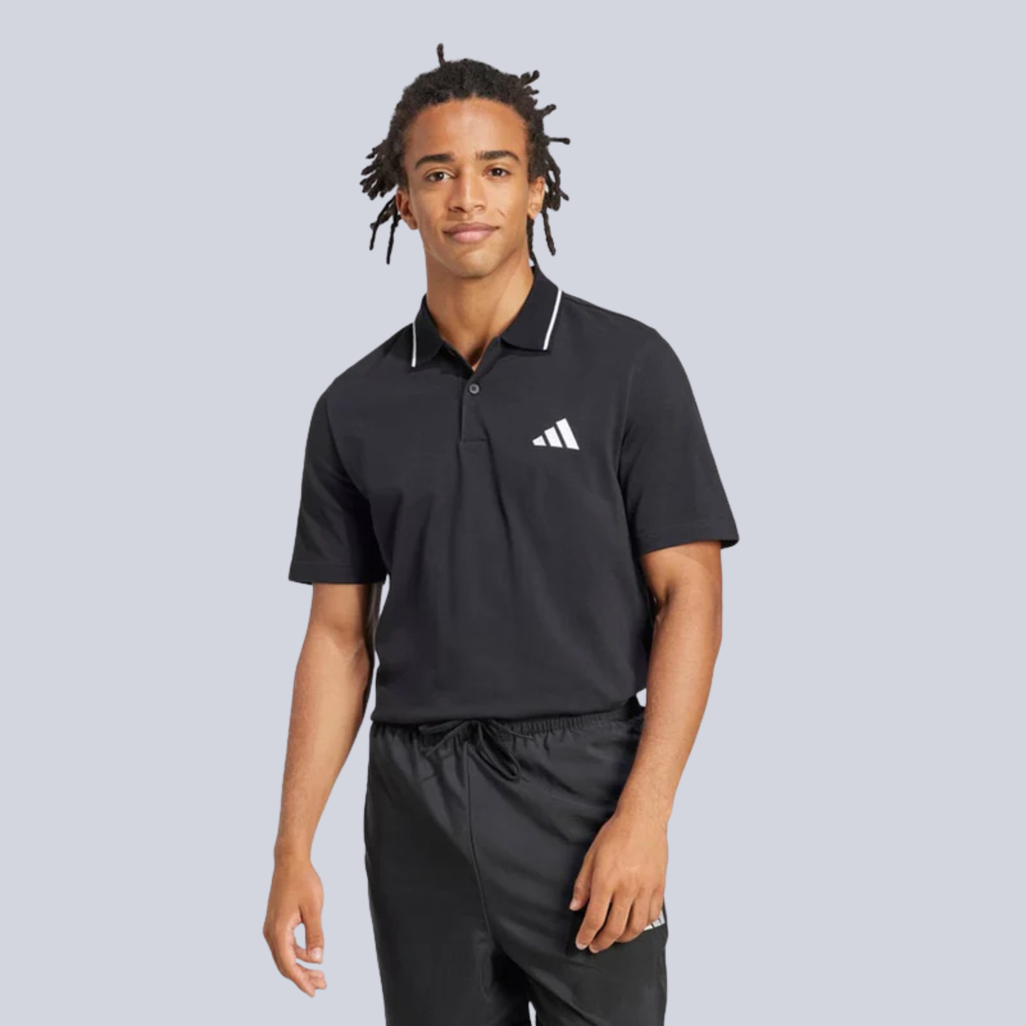 Men's Essentials Small Logo Pique Polo