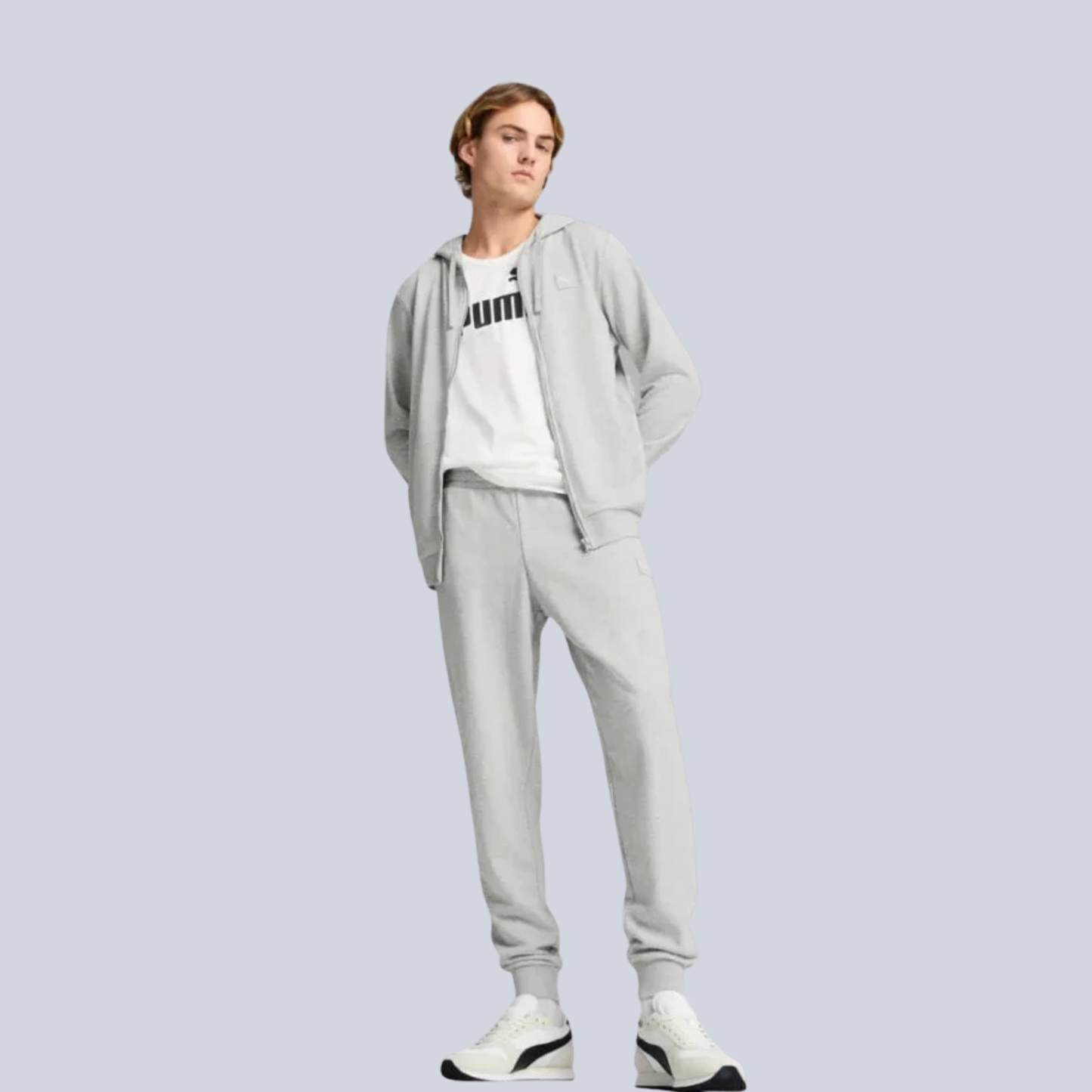 Hooded Sweat Suit Men's Sports Suit