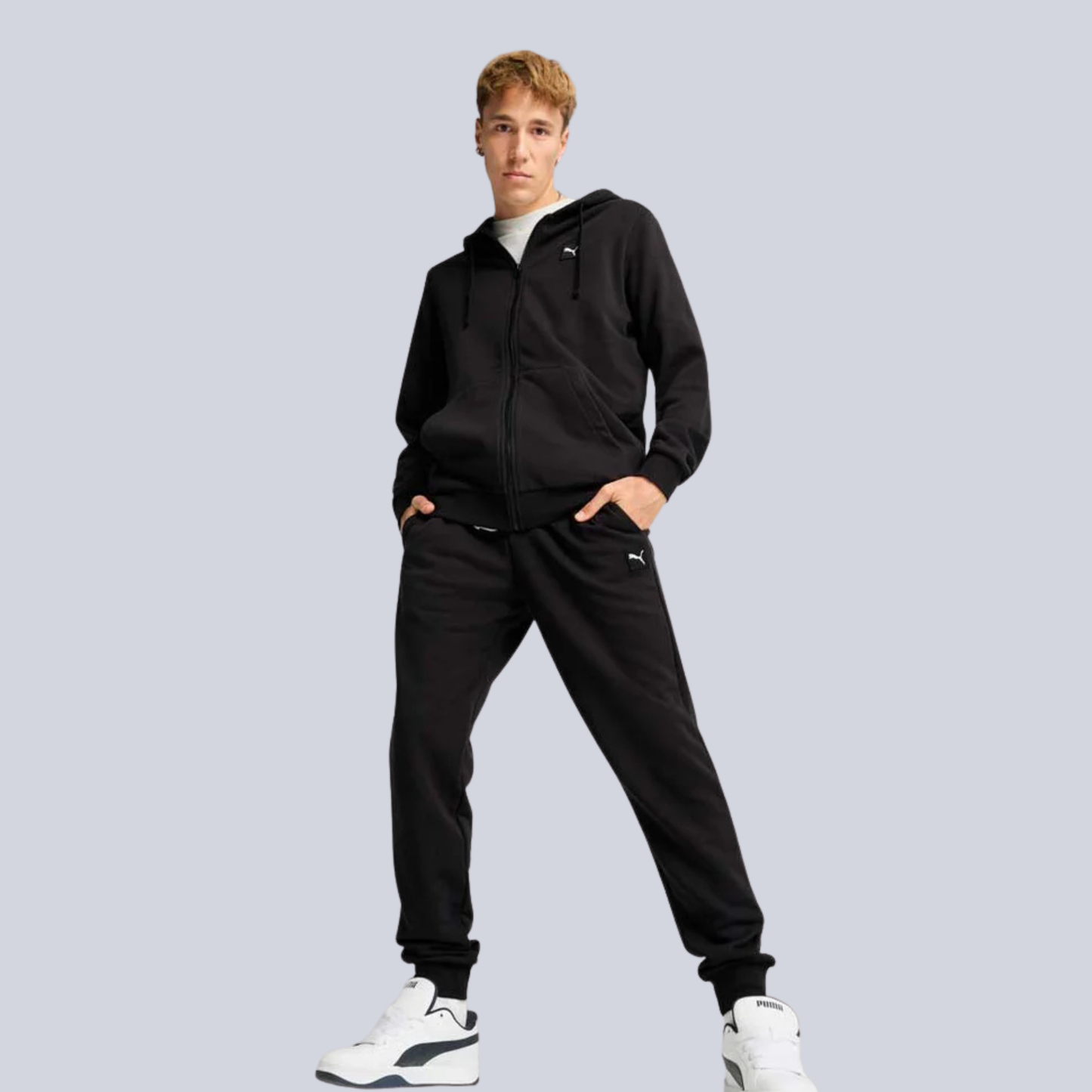 Hooded Sweat Suit Men's Sports Suit