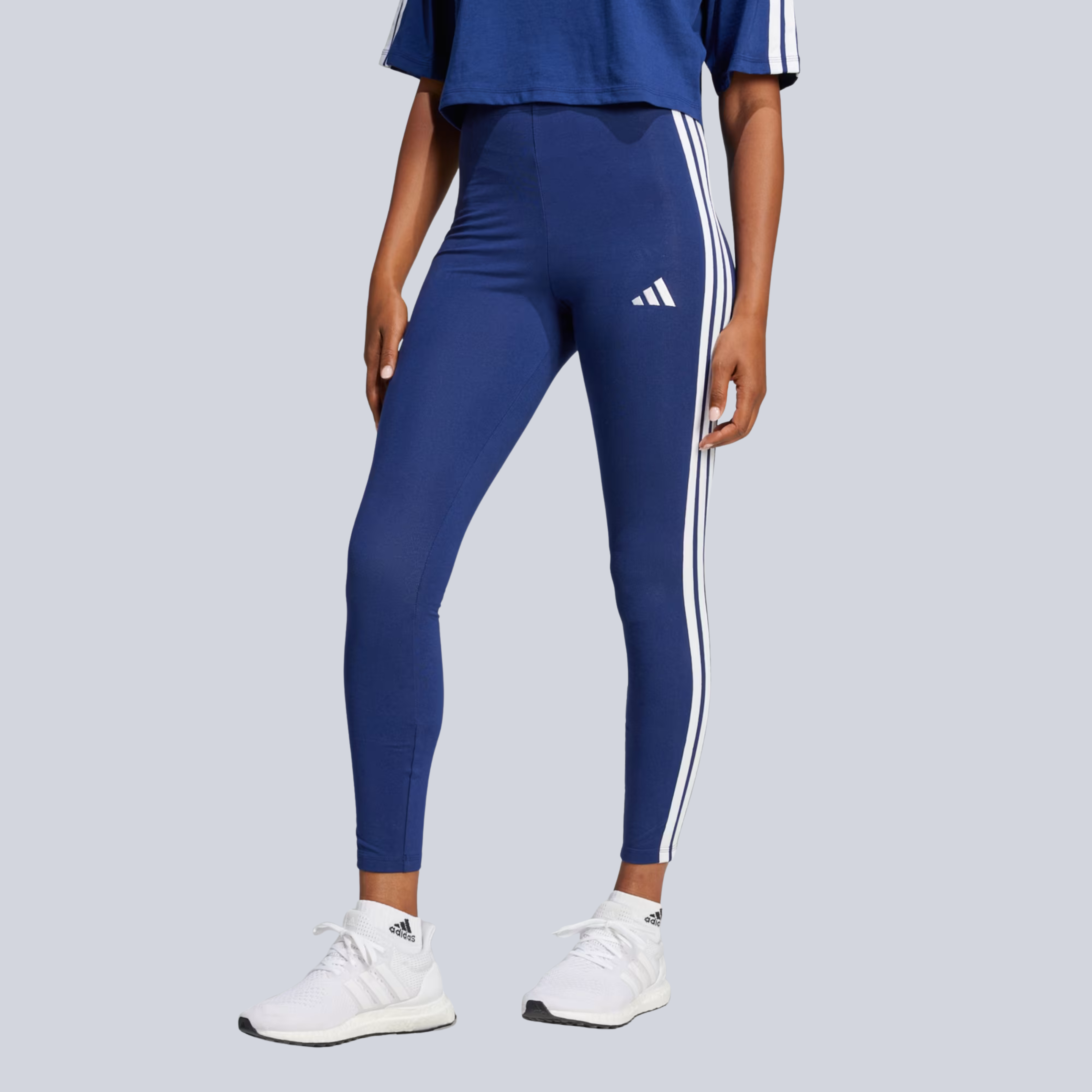 Essentials 3-Stripes Cotton Leggings – LABI SPORT