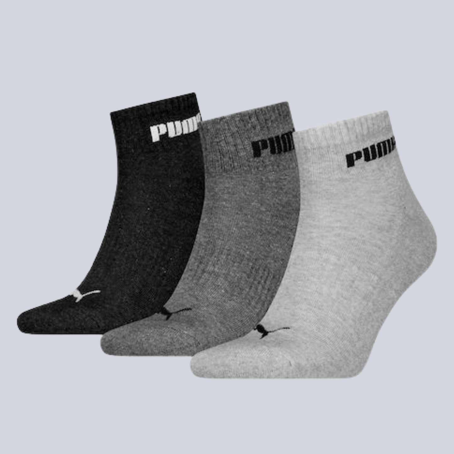 Puma QUARTER PLAIN 3P Sports Socks