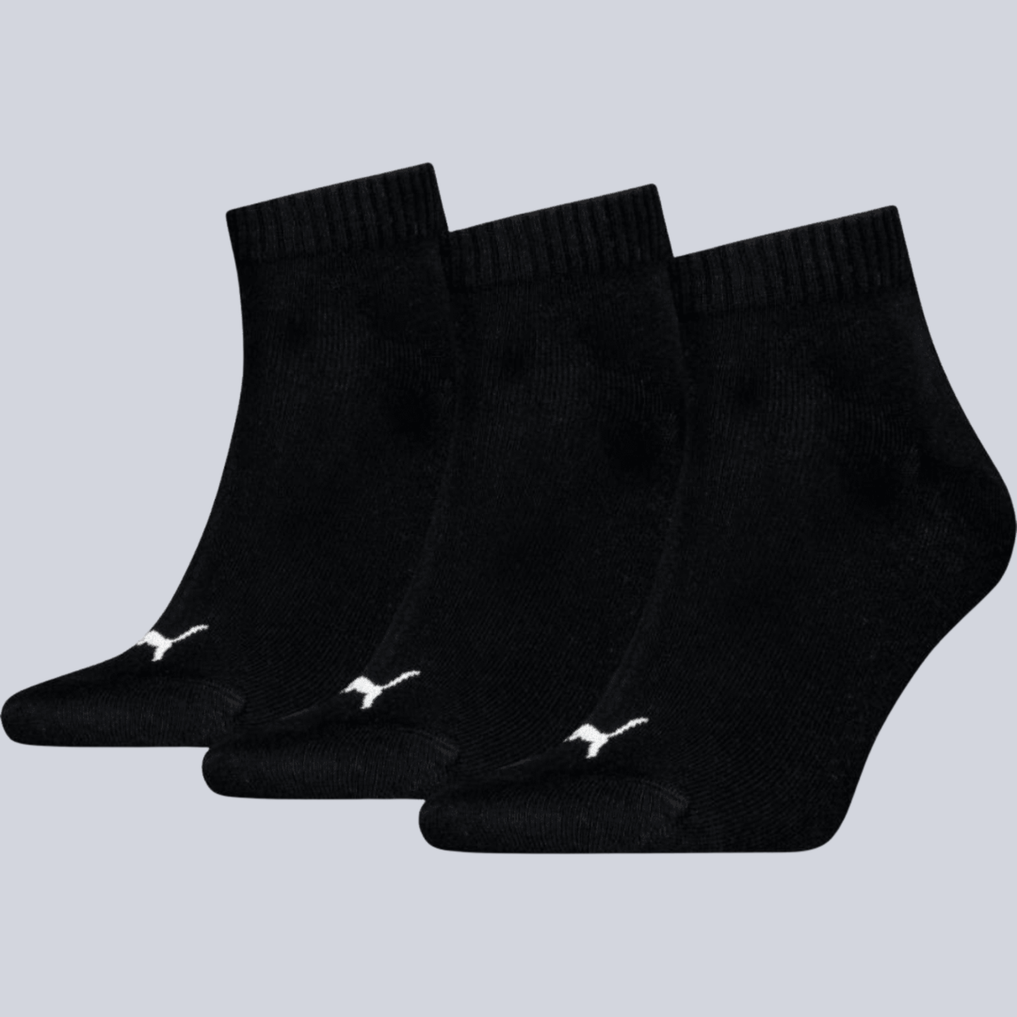 Puma Quarter Plain 3 Pairs Unisex Socks