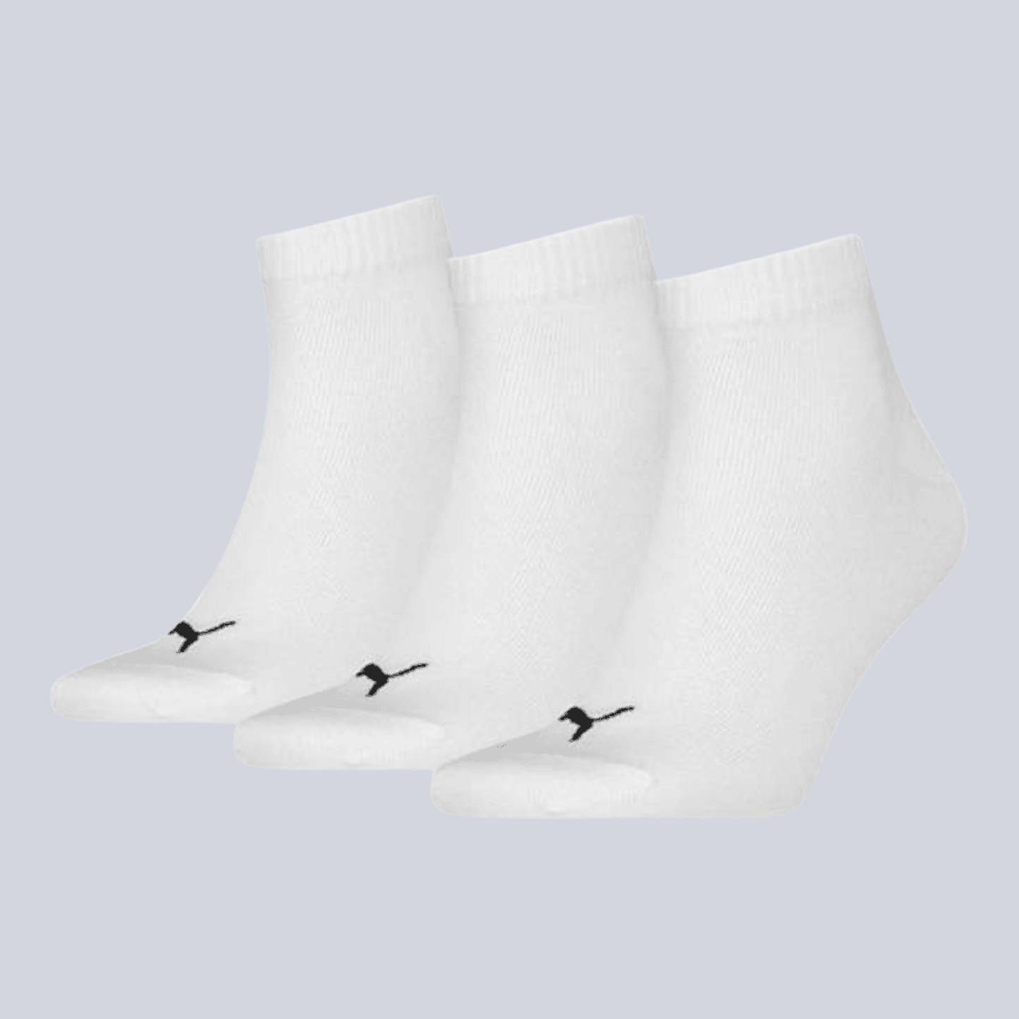 Puma Quarter Plain 3 Pairs Unisex Socks