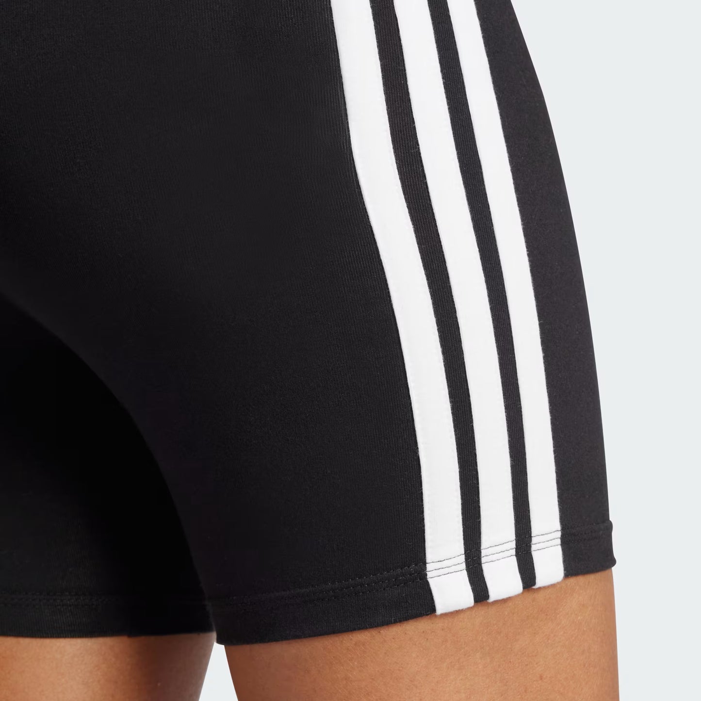 Essentials 3-Stripes High Waisted Biker Shorts