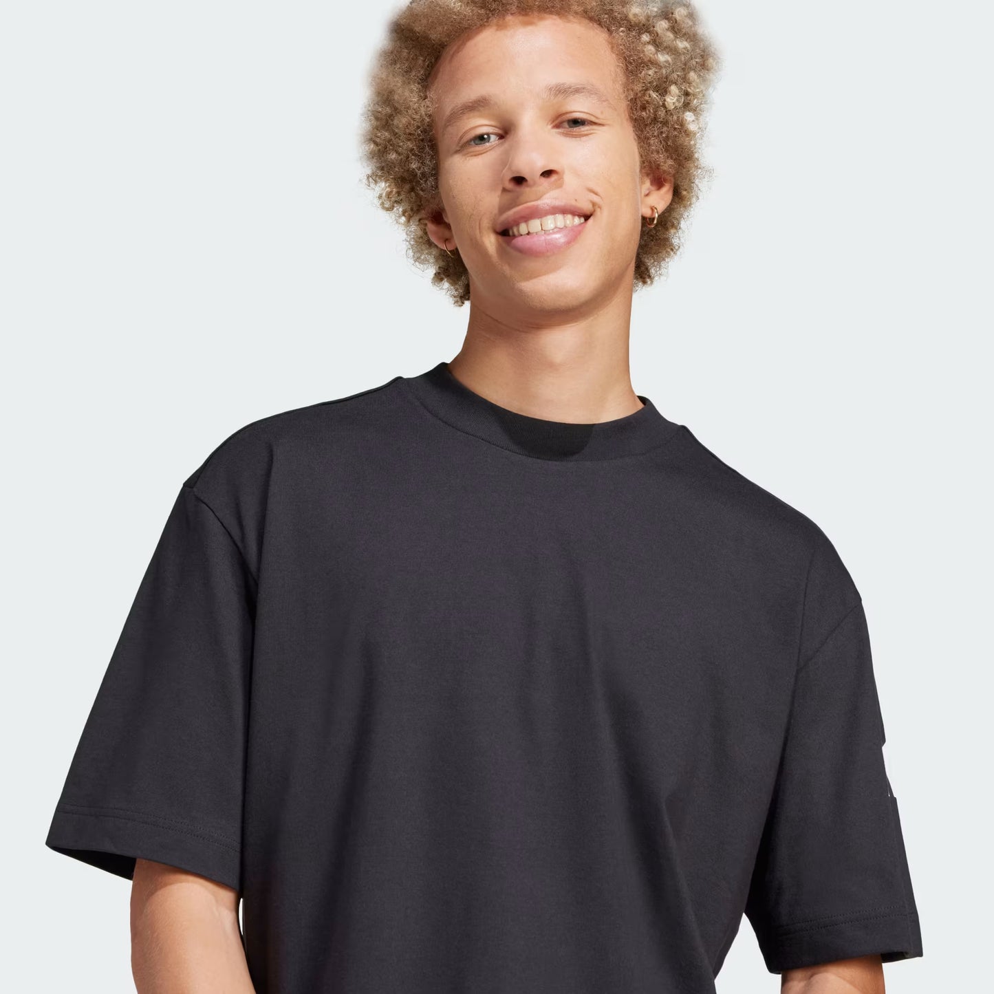 Essentials Loose Fit 3 Bar Logo Tee