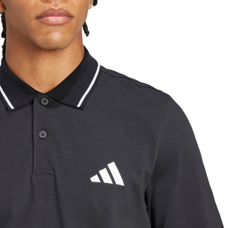 Men's Essentials Small Logo Pique Polo