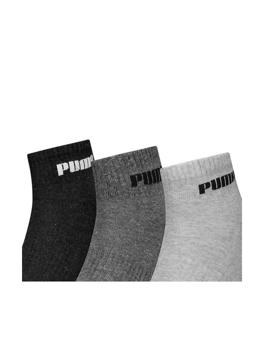 Puma QUARTER PLAIN 3P Sports Socks