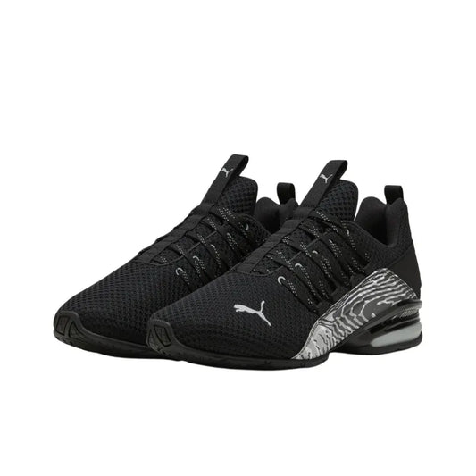 PUMA Axelion Anti Slip Wear Resistant Low Top Running Shoes Men's Black