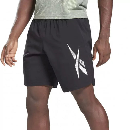 Reebok Shorts Wor Woven Graphic Black